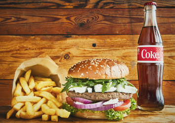 Produktbild Rucola Burger Menü
