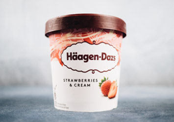 Produktbild Häagen-Dazs - Strawberries & Cream