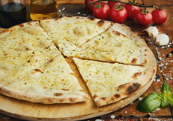 Produktbild Pizzabrot mit Käse überbacken